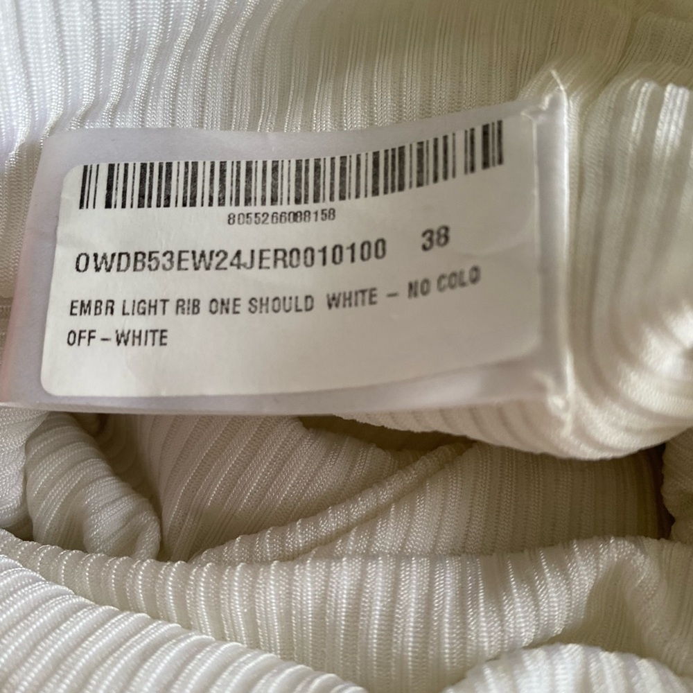 Elegant Off-White by Virgil Abloh One-Shoulder Dress - Picture 10 of 12